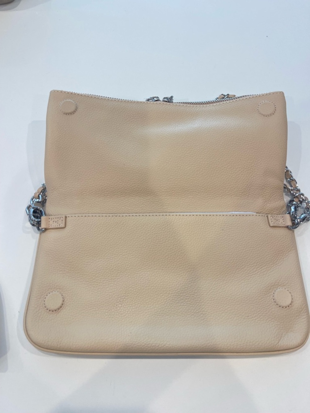 $328 Zadig&Voltaire Rock Grained leather clutch bag NWOT - Picture 9 of 12